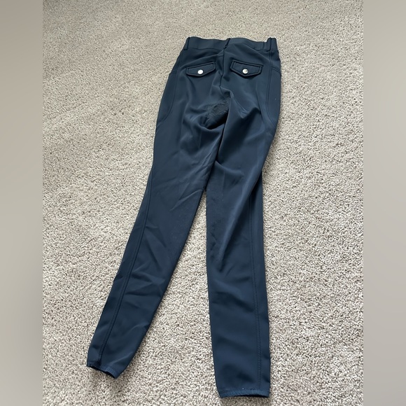 Fager breeches, repaired, size 26, navy, used condition and repaired well - Picture 3 of 4